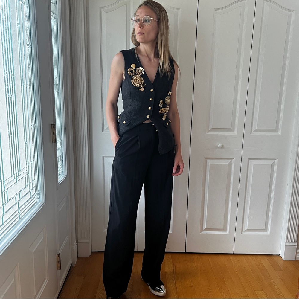 Dynamite High Waisted Wide leg Trouser - Picture 5 of 11